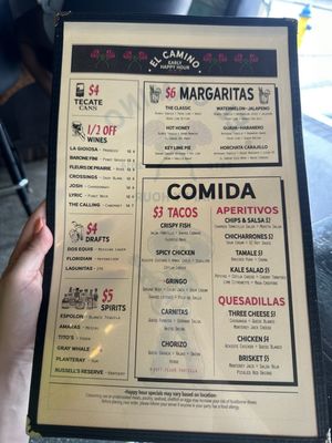 Menu photo 1 El Camino Delray Beach, FL