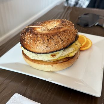 Stacks Espresso Bar - Troy - GREG -- Everything bagel with egg and cheese. - Coffee & Tea Near Me - Troy, New York