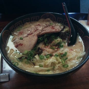 Santa Ramen - Tonkotsu with cabbage - Ramen Near Me - San Mateo, California