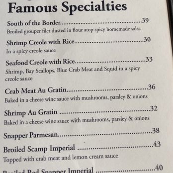 Angelo's Seafood Restaurant - Specialties again - Seafood Near Me - Panacea, Florida Angelo's Seafood Restaurant - Specialties again - Seafood Near Me - Panacea, Florida
