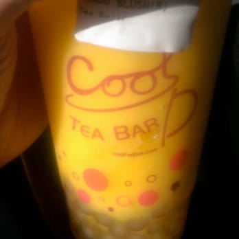 Cool Tea Bar - Mango slush w/tea balls (boba) - Bubble Tea Near Me - Sacramento, California Cool Tea Bar - Mango slush w/tea balls (boba) - Bubble Tea Near Me - Sacramento, California