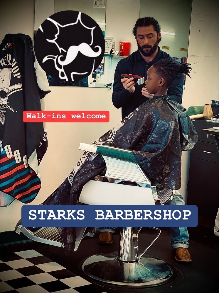 Starks Barbershop Logo