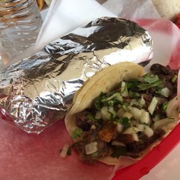 Carnitas burrito and lengua taco - AMAZING!! Carnitas burrito and lengua taco - AMAZING!!