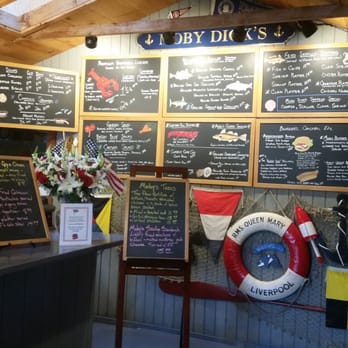Moby Dick's - The extensive menu - Seafood Near Me - Wellfleet, Massachusetts