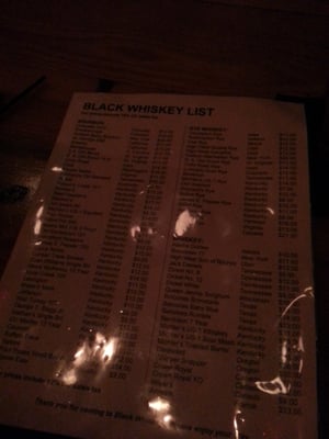 Menu photo 4 Black Whiskey Washington, DC, DC