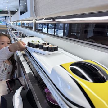 Tamago Sushi - The Shinkansen express! Fresh rolls right to your table. - Conveyor Belt Sushi Near Me - San Francisco, California Tamago Sushi - The Shinkansen express! Fresh rolls right to your table. - Conveyor Belt Sushi Near Me - San Francisco, California