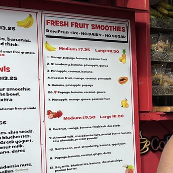 Aloha Juice Bar - Menu - Food Stands Near Me - Hanalei, Hawaii Aloha Juice Bar - Menu - Food Stands Near Me - Hanalei, Hawaii