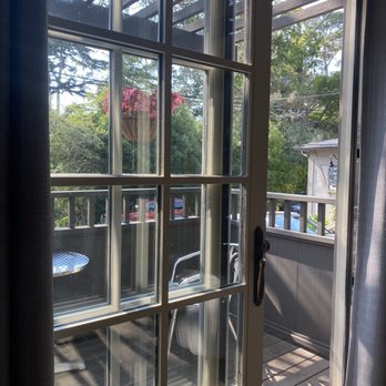 Carmel Country Inn - View from couch. Faces the nice street - Hotels Near Me - Carmel, California Carmel Country Inn - View from couch. Faces the nice street - Hotels Near Me - Carmel, California