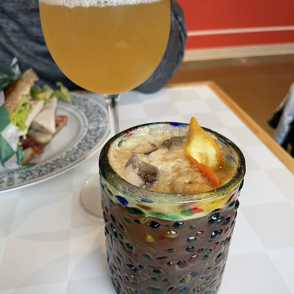 Borage - Apple cider mimosa. And A Happy New Year cold brew - Breakfast & Brunch Near Me - Indianapolis, Indiana Borage - Apple cider mimosa. And A Happy New Year cold brew - Breakfast & Brunch Near Me - Indianapolis, Indiana