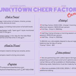 Funkytown Cheer Factory