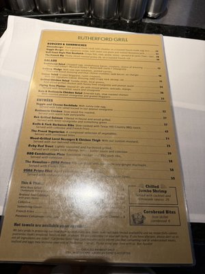 Menu photo 1 Rutherford Grill Rutherford, CA