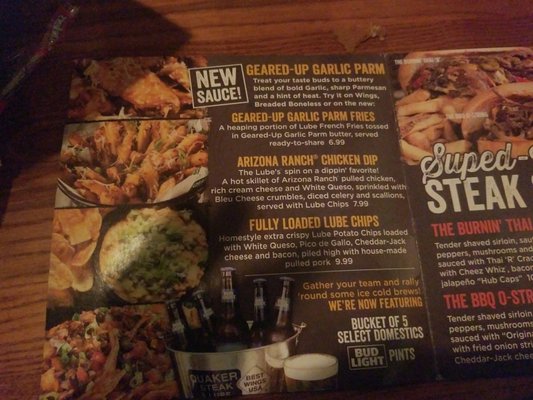 Menu photo 3 Quaker Steak & Lube Milford, OH Menu photo 3 Quaker Steak & Lube Milford, OH