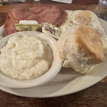 Brother Juniper's - Eggs over easy, grits, biscuit and country ham - Breakfast & Brunch Near Me - Memphis, Tennessee Brother Juniper's - Eggs over easy, grits, biscuit and country ham - Breakfast & Brunch Near Me - Memphis, Tennessee