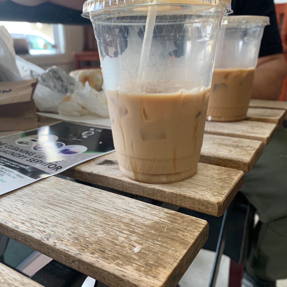 The Grind Cafe - Our iced white mocha and iced coffee. So good I forgot to take a pic when we first got it. - Coffee & Tea Near Me - Vallejo, California The Grind Cafe - Our iced white mocha and iced coffee. So good I forgot to take a pic when we first got it. - Coffee & Tea Near Me - Vallejo, California