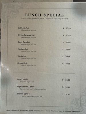 Menu photo 2 Origami Los Alamos, NM Menu photo 2 Origami Los Alamos, NM