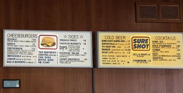 Menu photo 1 Sure Shot Burger Portland, OR Menu photo 1 Sure Shot Burger Portland, OR