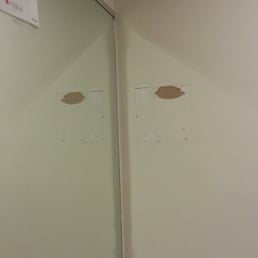 Hell-hole of a dressing room at Macy's in Saugus. Pathetic.