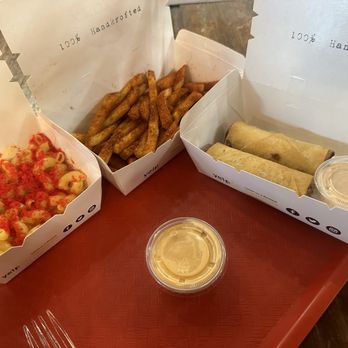 The Kroft - Flaming Hot Mac And Cheese, Spicy Fries, 2 Pc Cheeseburger Eggrollcheese - Sandwiches Near Me - Anaheim, California