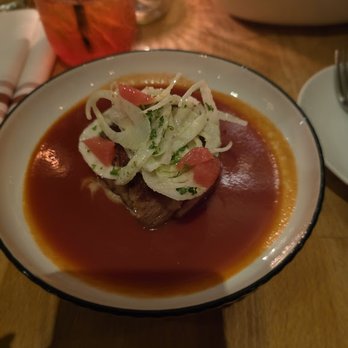 Fable Kitchen - Crispy Pork Belly - Canadian (New) Near Me - Vancouver, British Columbia Fable Kitchen - Crispy Pork Belly - Canadian (New) Near Me - Vancouver, British Columbia