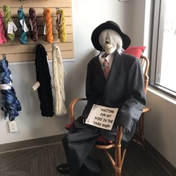 Wooly Mammoth Yarn Shop - "Waiting"