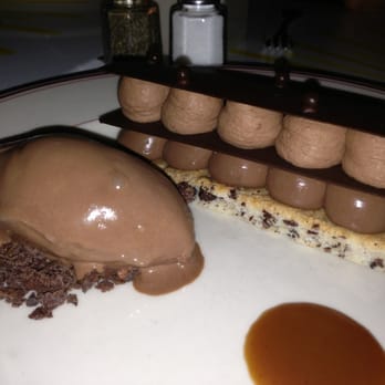 Le Diplomate - Napoleon chocolate with ice cream. - Brasseries Near Me - Washington, DC, District of Columbia