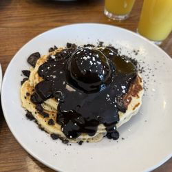 Sunny Street Cafe - Chocolate Lava Pancakes