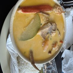 Los Amigos Restaurant - Seafood soup with coconut milk it was delicious