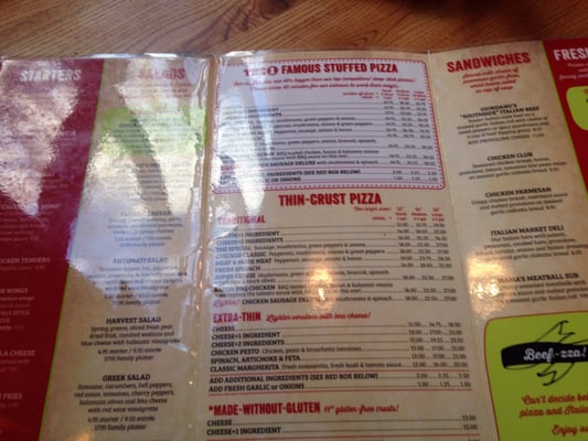 Menu photo 5 Giordano's Willowbrook, IL