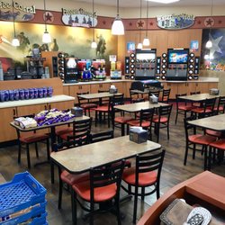 Tex Best Travel Center - Dining room and drink station