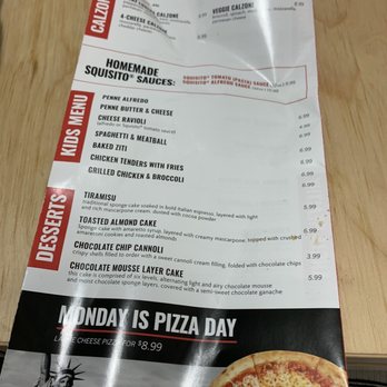 Squisito Pizza & Pasta - menu - Pizza Near Me - Burtonsville, Maryland Squisito Pizza & Pasta - menu - Pizza Near Me - Burtonsville, Maryland