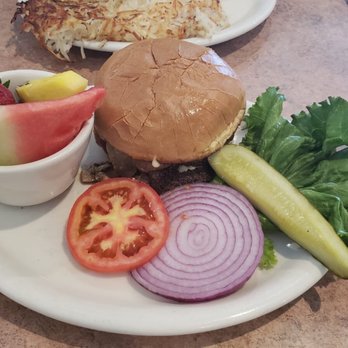 Nancy's Cafe - Blackened bleu burger - Breakfast & Brunch Near Me - Auburn, California Nancy's Cafe - Blackened bleu burger - Breakfast & Brunch Near Me - Auburn, California