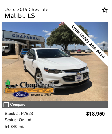 Chaparral Pre-Owned