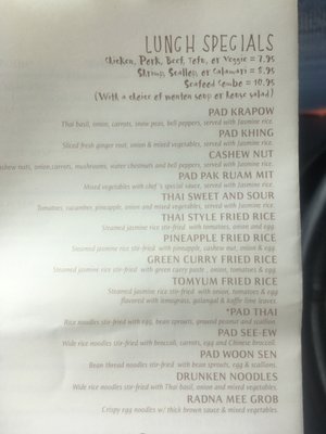 Menu photo 7 Isan Thai Restaurant Sarasota, FL