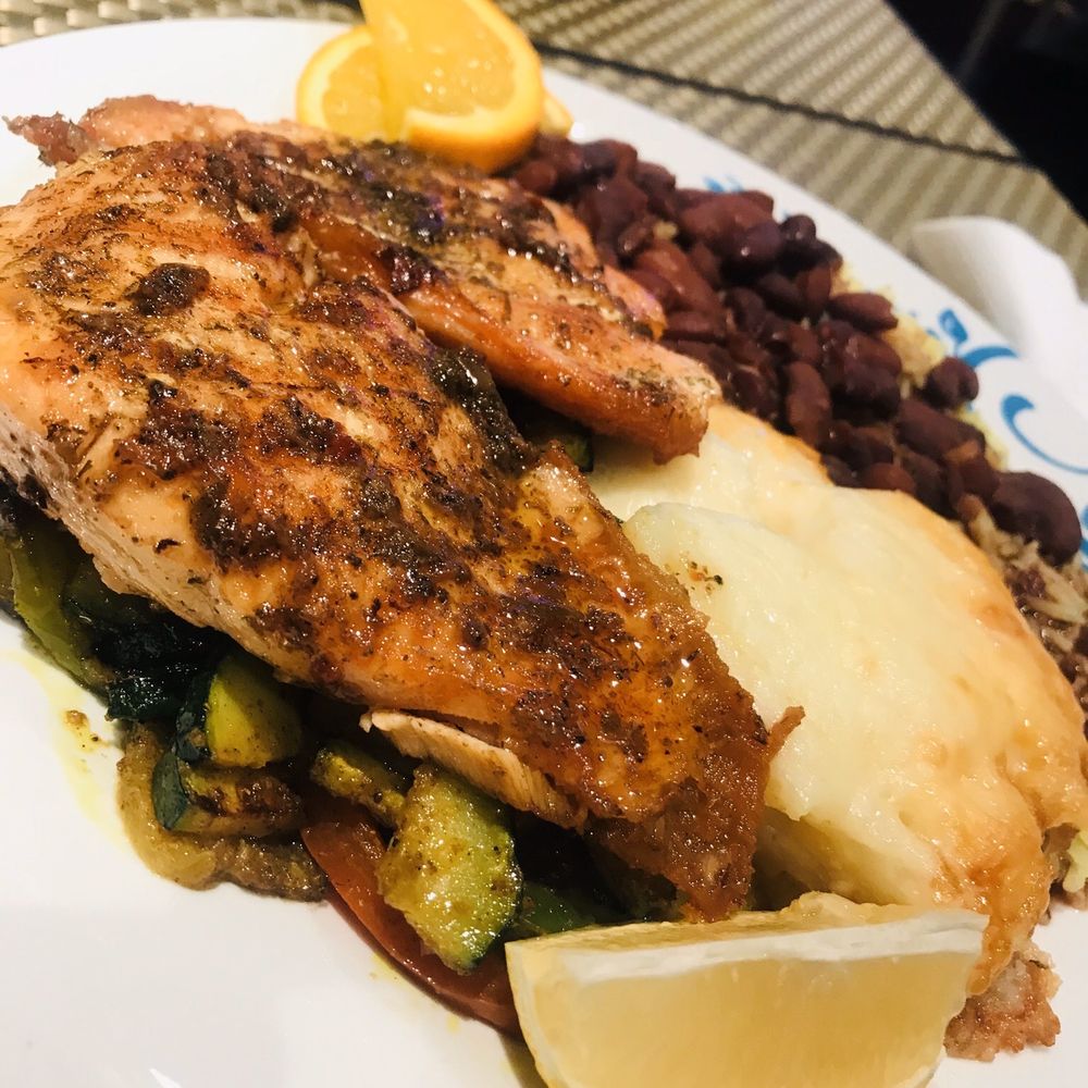 Ruthies Caribbean Kitchen - Jerk Salmon - Caribbean Near Me - Vallejo, California