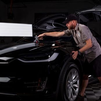 Palm Beach Dents - Tesla ModelX aluminum hood repair - Mobile Dent Repair Near Me Palm Beach Dents - Tesla ModelX aluminum hood repair - Mobile Dent Repair Near Me