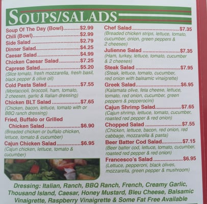 Menu photo 5 Francesco's Brothers Pizzaria Bensenville, IL Menu photo 5 Francesco's Brothers Pizzaria Bensenville, IL