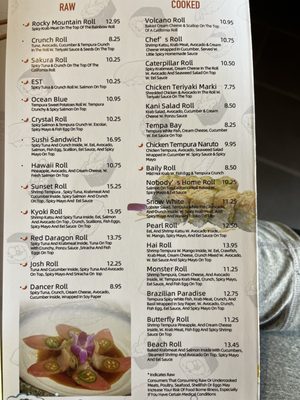 Menu photo 5 Crazy Sushi Jacksonville, FL