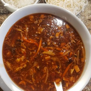 Chen’s Family Dish - Hot n Sour Soup, steamed rice and rice noodles. - Chinese Near Me - Medford, Oregon Chen’s Family Dish - Hot n Sour Soup, steamed rice and rice noodles. - Chinese Near Me - Medford, Oregon