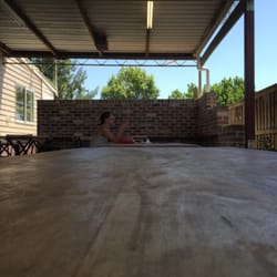 The Famous Berry Donut van - Outdoor communal tables to devour your donut on
