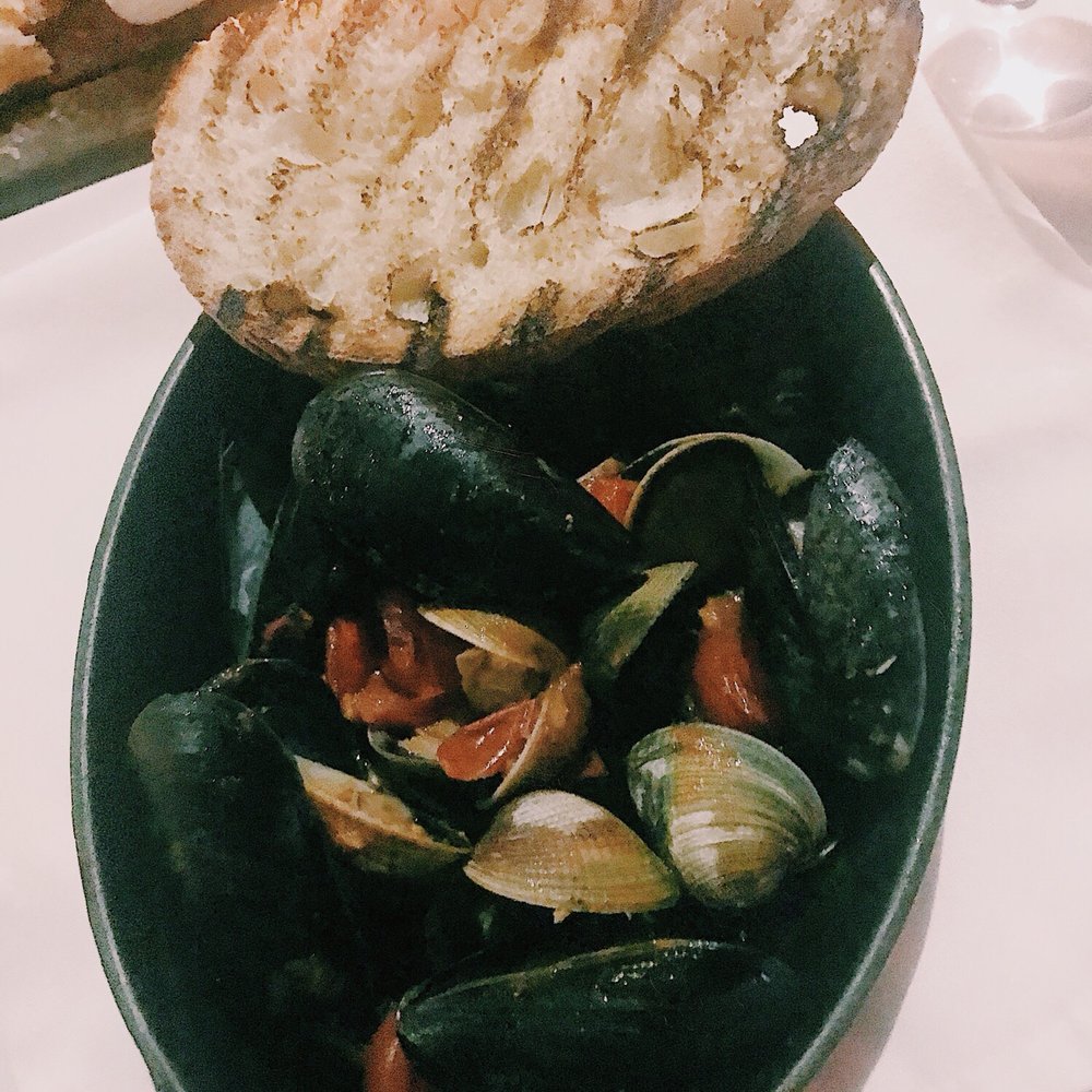 Mare - First course: mussels and clams - Seafood Near Me - Boston, Massachusetts