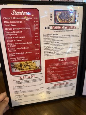 Menu photo 1 Foghorn's Fayetteville, AR
