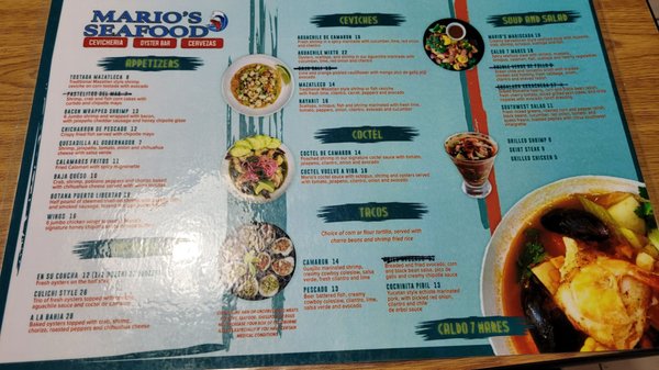 Menu photo 7 Mario's Seafood Austin, TX