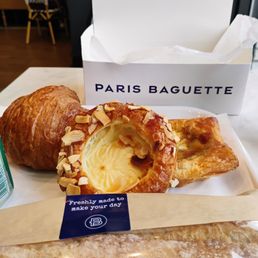 croissant, cream cheese pastry, and quiche croissant, cream cheese pastry, and quiche