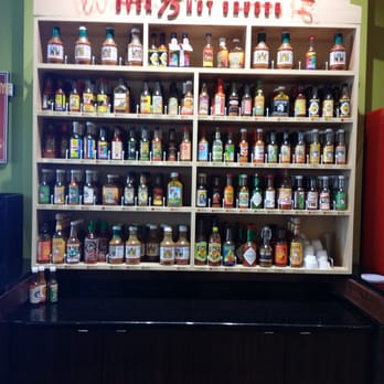 California Tortilla - Wall of Flame. 75 hot sauces to pick from. - Tex-Mex Near Me - Sicklerville, New Jersey California Tortilla - Wall of Flame. 75 hot sauces to pick from. - Tex-Mex Near Me - Sicklerville, New Jersey
