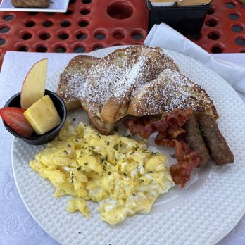 Sassy Spoon - French Toast, scrambled eggs, sausage and bacon. - Chinese Near Me - Cape Canaveral, Florida Sassy Spoon - French Toast, scrambled eggs, sausage and bacon. - Chinese Near Me - Cape Canaveral, Florida