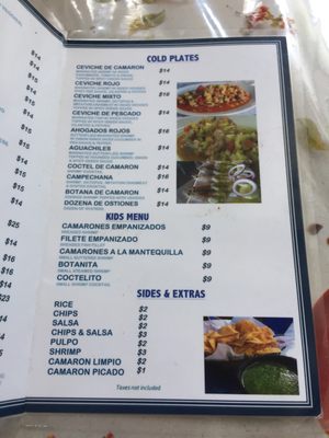 Menu photo 5 Mariscos Chente Inglewood, CA