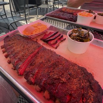 SMOK-HAUS - Smoked Pork Ribs - Half Rack Meal - Barbeque Near Me - Garden City, New York