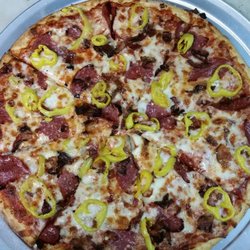 Lorenzo's Pizza - The Sofia: Banana Peppers, Salami, Feta Cheese, and Bacon