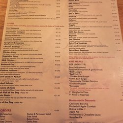 Rosato's - Menu Winter 2016