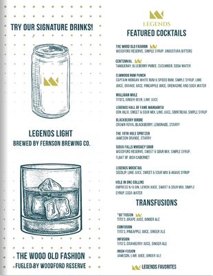 Menu photo 2 Legends Lounge & Grille Sioux Falls, SD Menu photo 2 Legends Lounge & Grille Sioux Falls, SD